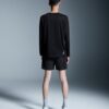 Hombre 5″ Pantalones Cortos de Rendimiento Negro
