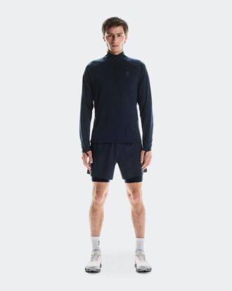 Hombre 5″ Performance 2/1 Pantalones Cortos Azul Marino | Azul Marino