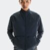 Hombre Chaqueta Impermeable Aislada