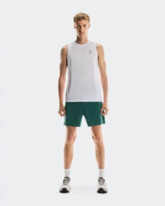 Hombre Pantalones Cortos de Rendimiento 5″ Espirulina