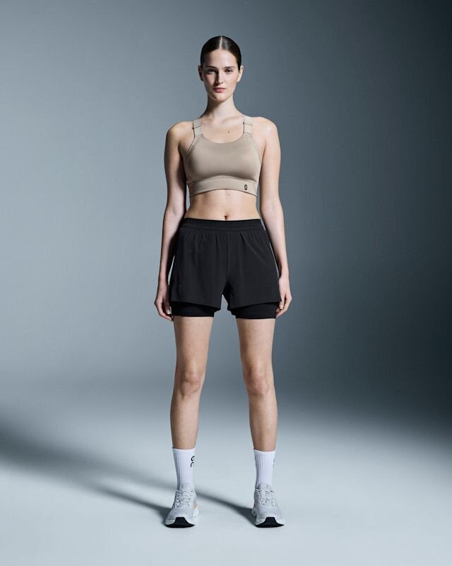 Mujer 3″ Performance 2/1 Pantalones Cortos Negro Mujer 3″ Performance 2/1 Pantalones Cortos Negro