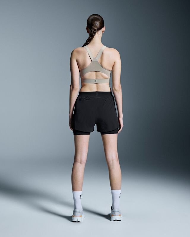 Mujer 3″ Performance 2/1 Pantalones Cortos Negro Mujer 3″ Performance 2/1 Pantalones Cortos Negro