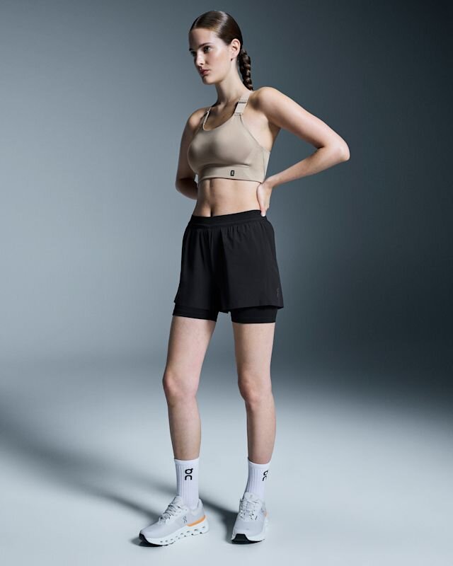 Mujer 3″ Performance 2/1 Pantalones Cortos Negro Mujer 3″ Performance 2/1 Pantalones Cortos Negro