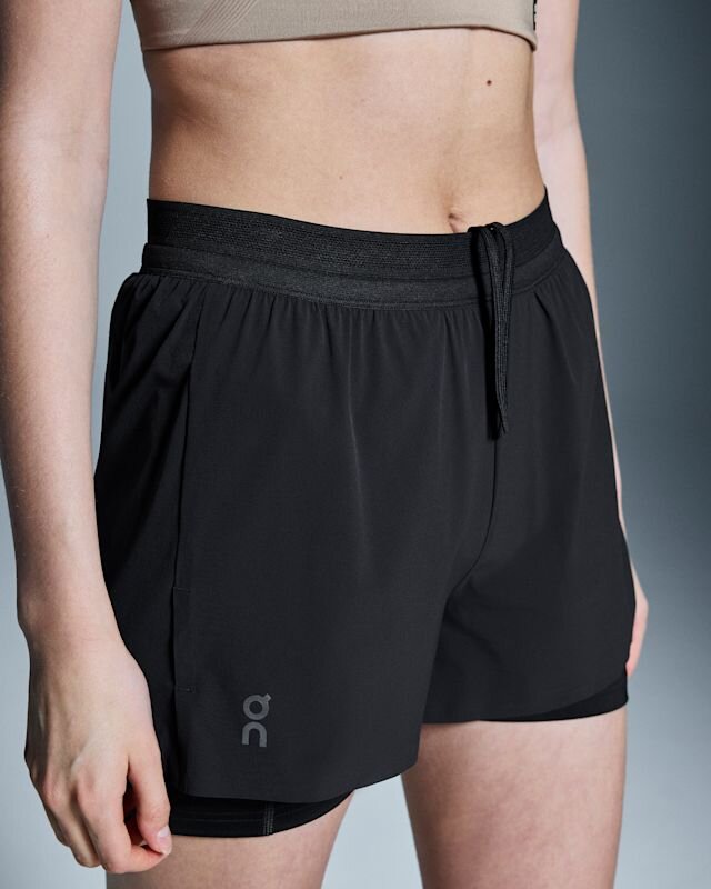 Mujer 3″ Performance 2/1 Pantalones Cortos Negro Mujer 3″ Performance 2/1 Pantalones Cortos Negro