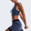Mujer 3″ Performance 2/1 Shorts Acai | Negro