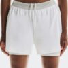 Mujer 3″ Performance 2/1 Shorts Blanco | Glaciar