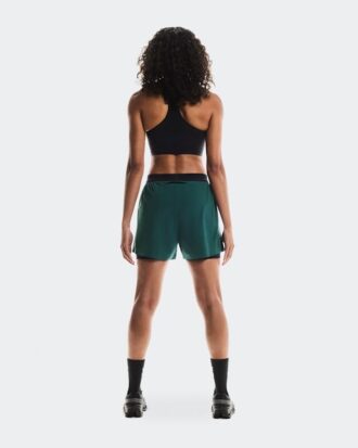 Mujer 3″ Performance 2/1 Shorts Espirulina | Negro