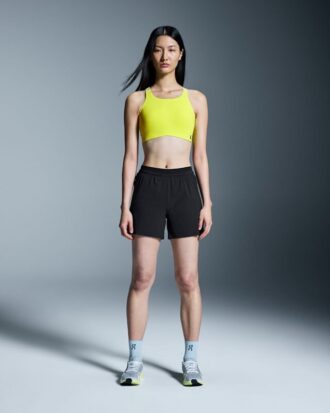 Mujer Pantalones Cortos de Rendimiento 5″ Negro