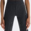 Mujer Pantalones de Punto Acanalados para Todo el Día Mujer Pantalones de Punto Acanalados para Todo el Día
