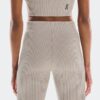 Mujer Pantalones de Punto Acanalados para Todo el Día Mujer Pantalones de Punto Acanalados para Todo el Día