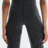 Mujer Pantalones de Punto Acanalados para Todo el Día Mujer Pantalones de Punto Acanalados para Todo el Día