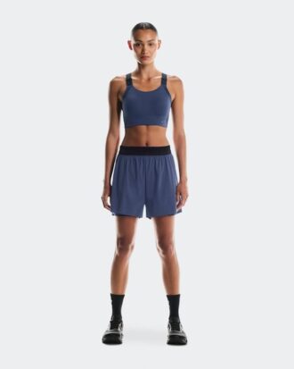 Mujer 3″ Performance 2/1 Shorts Acai | Negro