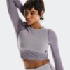 Mujer Studio Knit Long-T Crop
