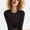 Mujer Studio Knit Long-T Crop