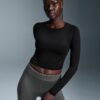 Mujer Studio Long-T Crop