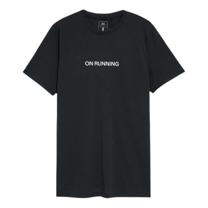 On Run-T Camiseta «Negro Blanco»